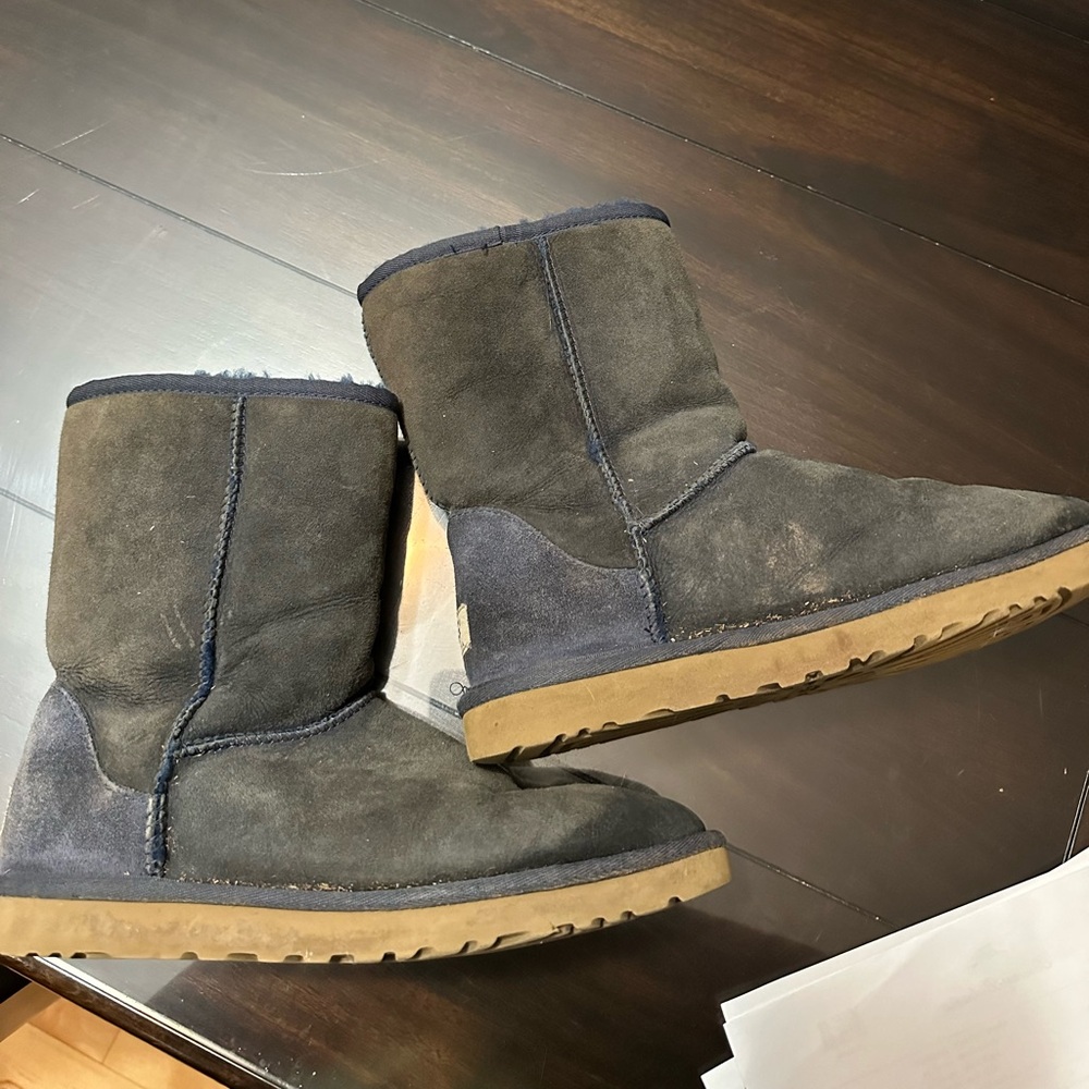 Navy Blue classic short UGG boots